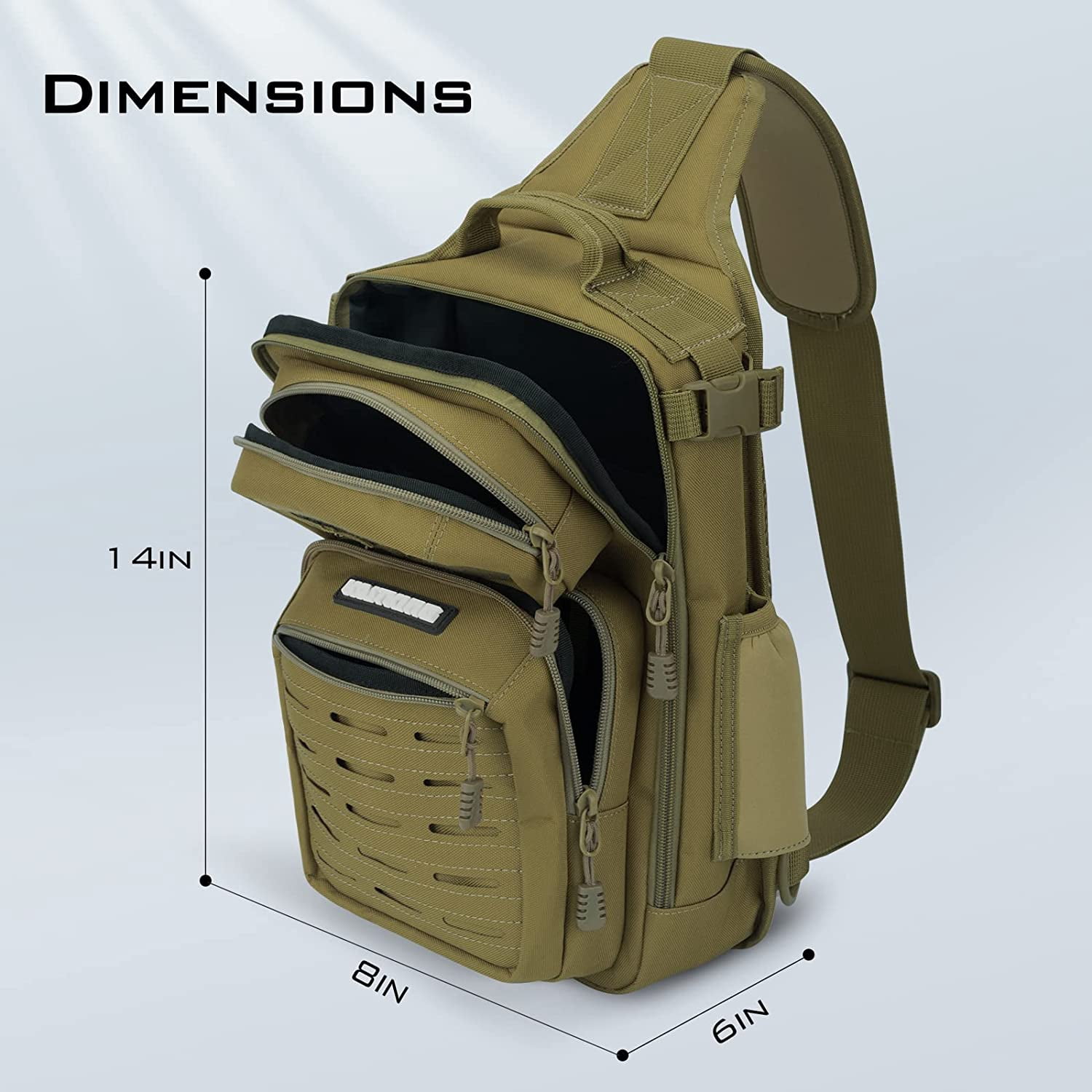 KastKing Tactical Sling Tackle Bag-Fishing Backpack Storge Fishing Gear and Equipment,Gift for Men- BlowBak