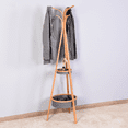 thumbnail image 4 of Aukfa Bamboo Coat Rack Tree, Freestanding Stand, 4 of 7