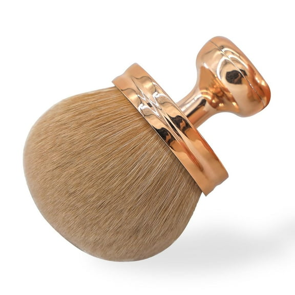 Extra Large Body Makeup Brush For Self Tanner, Self Tan Back Applicator, 74mm Wide-headed Kabuki Brush For Bronzers Blend Self Tanning Applicator, Oval Face Leg Makeup Brush With Drawstring Bag