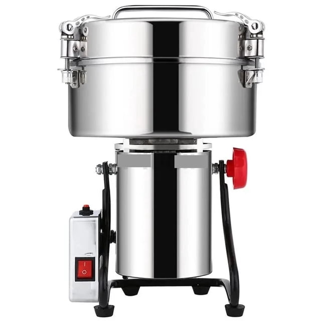 4500G Grinder High Speed Spice Grinder Grain Crusher Large Commercial High Capacity Stainless Steel Coffee Grinder Machine ,Sturdy and Durable