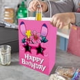 thumbnail image 4 of 16Pcs Cute Cartoon Blue Pink Birthday Party Gift Bags/Candy Boxes, Tote Bags,Hawaiian Party Favor Bags with Handles for Cartoon Animation Theme Party Decoration Supplies, 4 of 5