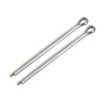 thumbnail image 5 of Split Cotter Pin -5mm x 80mm 304 Stainless Steel 2-Prongs Silver Tone 2Pcs, 5 of 5