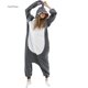thumbnail image 4 of Pijama con cremallera de tiburón azul para hombre y mujer, ropa de dormir para fiesta de Halloween, Kigurumi, regalo de cumpleaños, 4 of 4
