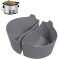 thumbnail image 3 of MesaSe Doublures Séparatrices en Silicone pour Mijoteuse Réutilisables Séparateurs en Silicone pour Mijoteuse pour Dîners en Famille et Réunions d'Amis, 3 of 5