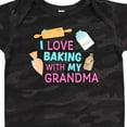 thumbnail image 4 of Inktastic I Love Baking with My Grandma Girls Baby Bodysuit, 4 of 5