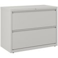 thumbnail image 5 of Hirsh (Set of 4) 36" Wide 2 Drawer Metal Lateral File Cabinet in Light Gray, 5 of 10