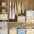 thumbnail image 2 of Transparent Foldable Storage Box with Steel Frame, Multi-Use Organizer for Wardrobes or Under-Bed Storage, 2 of 7