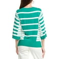thumbnail image 2 of T Tahari womens  Wide Sleeve Sweater, l, Green, 2 of 3