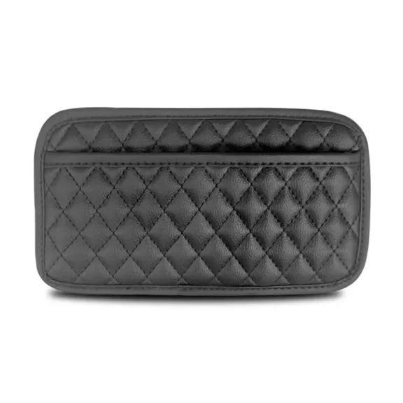 PU Leather Car Storage Pocket, Seat Back Door and Center Console Organizer for Small Item Interior Storage