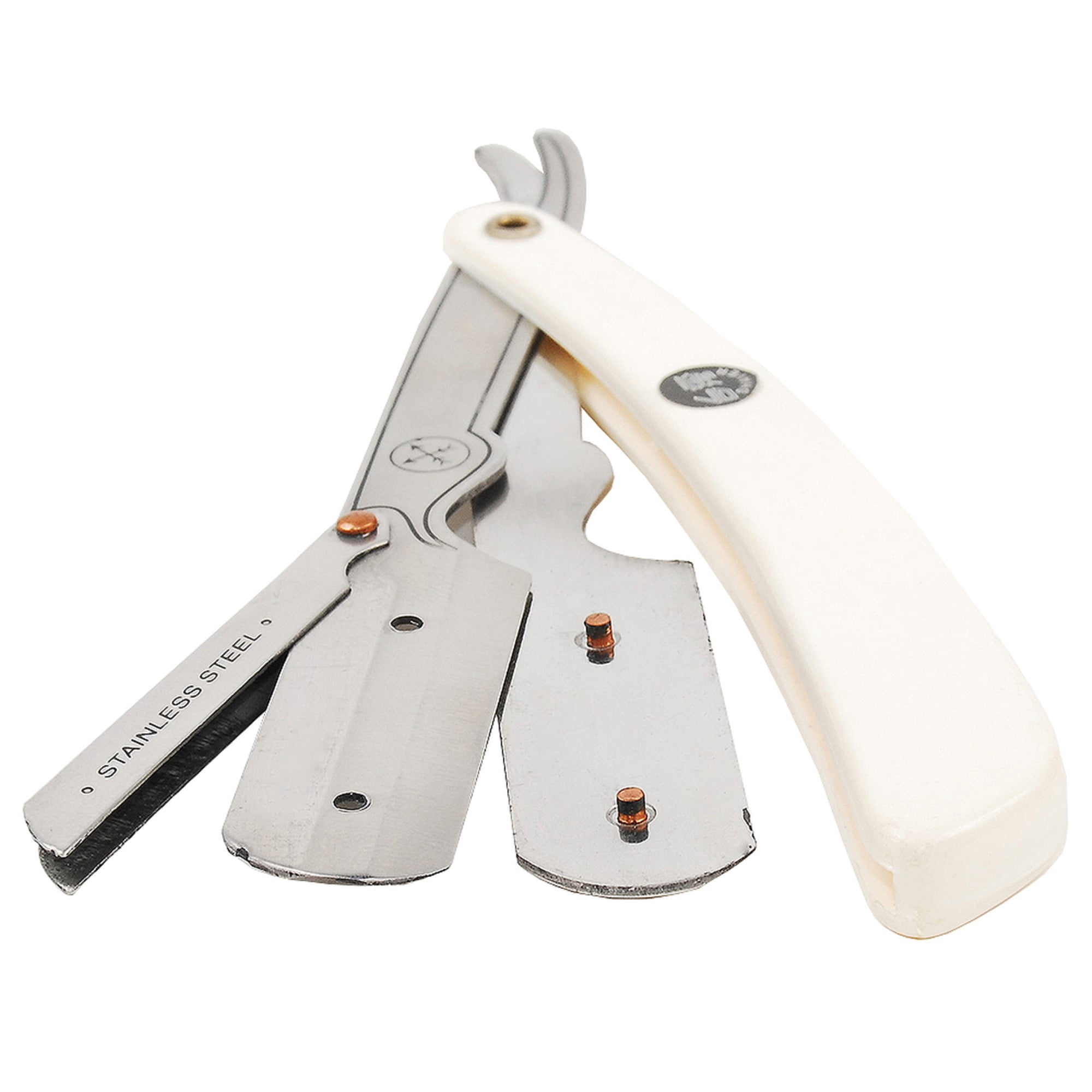 Stainless Steel Straight Edge Barber Razor - Parker SRW & 100