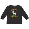 thumbnail image 3 of Inktastic Funny Goat Kid Joke Boys or Girls Long Sleeve Toddler T-Shirt, 3 of 5
