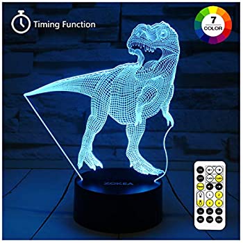 3d night light dinosaur