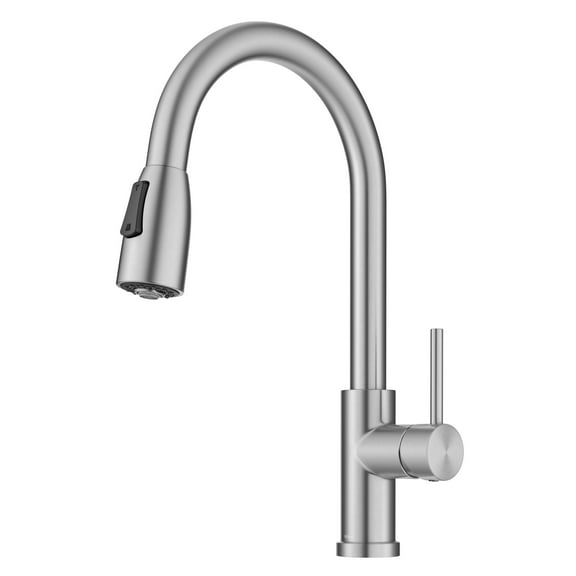 Kraus Kpf-1626 Coda 1.8 GPM Single Hole Kitchen Faucet - Stainless Steel