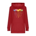 thumbnail image 6 of Craaazy Women's Oversized Hoodies Tie Dye Gradient Casual Sweatshirts Gifts, 6 of 6