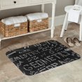 thumbnail image 7 of Pofeuu Black Scientific Print Flannel Doormats Rug16"x24"Rug Washable Doormats Indoor Outdoor Rugs for Layered Front Door Mats, Porch, Kitchen, Entryway, 7 of 7