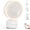 WHITE, variant on WAA Portable Rechargeable Fan,5 m/s Max Speed,20-55 dB Quiet 4 speed 4 in 1,90/180/330 degree Oscillation,Tripod Stand Timer Remote for camping,bedroom,office & outdoor