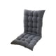 thumbnail image 2 of Cojín de sillón alto 40x95cm - Cojín impermeable para mecedores y sillas de patio con correas, diseño plegable, tela de poliéster - gris/beige/caqui, 2 of 6