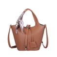 thumbnail image 1 of Bolso de diseño de nicho de alta gama para mujer 2025, nuevos bolsos populares, bolso de cubo portátil de moda y versátil., 1 of 4