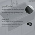 thumbnail image 6 of 33" x 18" Black Fireclay Farmhouse Single Bowl Kitchen Sink with Basket Strainer and Bottom Grid, 6 of 7