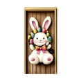 thumbnail image 2 of Luxcidy 1pcs Easter Door Cover, Happy Easter Door Cover Easter Bunny Front Proch Door Sign Banner, for Front Door Welcome Spring Easter Seasonal Hanging Decorations(70" X 35"), 2 of 7