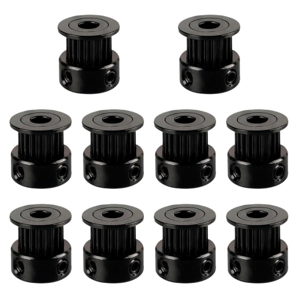 10 piezas de polea de distribución GT2, rueda síncrona, pieza de impresora 3D para distribución de 6 mm de ancho Estilo B