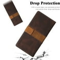 thumbnail image 3 of for Samsung Galaxy S23 Wallet Flip Cases Cover,[RFID Blocking][Card Holder/Cash Slots][Magnetic Clasp] Stand Retro Premium PU Leather Shockproof Folio Phone Case with Wrist Strap,Brown, 3 of 7