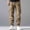 Khaki, variant on GSPCLAM Mens Cargo Pants Streetwear Lightweight Pants with Zipper pockets Loose Fit Breathable Pants for Casual Friday