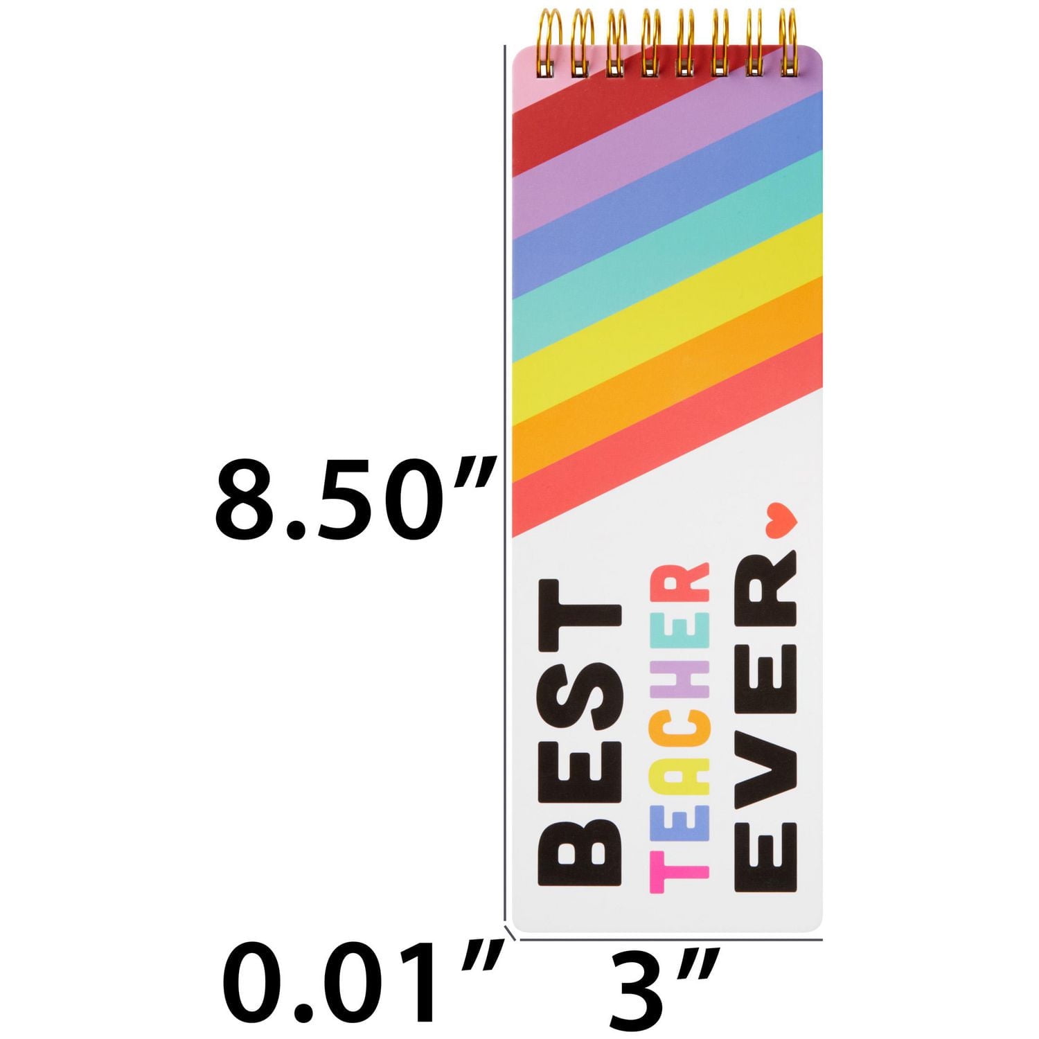 Way to Celebrate! Best Teacher Ever Notebook