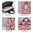 thumbnail image 3 of Yiaed Rose Flowers Print Lightweight Backpack Travel Backpacks Hiking Daypack for Women Men, 3 of 5