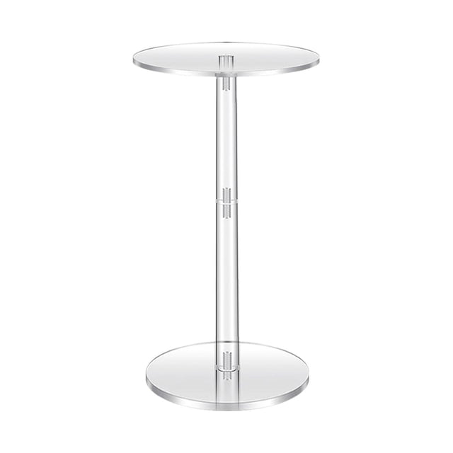 veasfak Clear Flower Stand Display Rack Decorative Geometric Modern Table Decoration 40cm