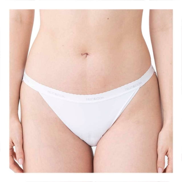 Bikini Fruit Of The Loom Talla M Blanco