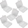 thumbnail image 1 of HUGFEGWE 5Pcs 26650 Battery Storage Case Box Holder Transparent, 2 Capacity U2536-19177, 1 of 8