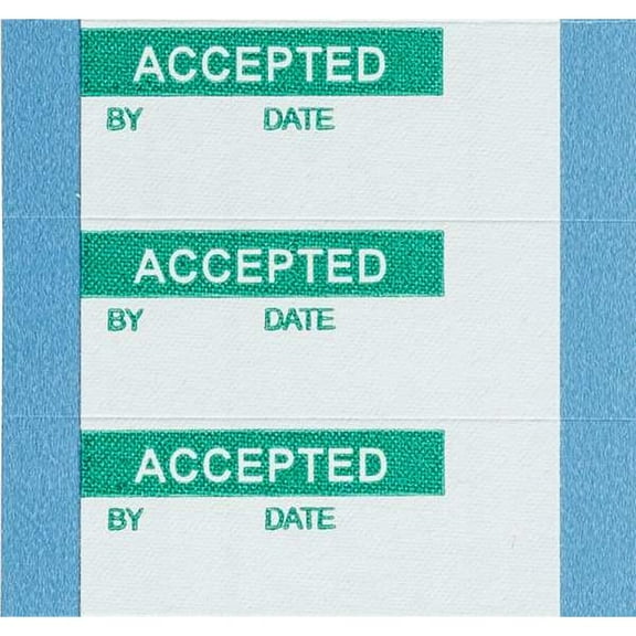 Brady Quality Control Labels 0.625" H x, PK 25 WO-2-PK
