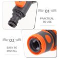 thumbnail image 3 of TEHAUX 4Pcs Plastic Hose Coupling Quick Connect Garden Water Pipe Adapter with Builtin Control Valve, 3 of 8