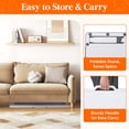 thumbnail image 4 of Lifewit 1500 Pieces 2-in-1 Rotating & Tilting Puzzle Board with Divided Drawers, Felt Mat, Protective Cover, Portable Jigsaw Puzzle Table with Handle, 4 Extra Felt Trays, Ideal Gift, 35" x 27", White, 4 of 9