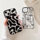 thumbnail image 2 of Simple Line Abstract Face Art Picasso Zebra Cow Stripe Transparent Soft Case Cover Casing Compatible for iPhone 14 Pro Max Plus 13/12/11/X/XS/XR 7Plus/8Plus 7/8/SE2020 6/6Plus, 2 of 4