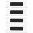 thumbnail image 2 of 4pcs Magnetic Transparent Name Badge Holder Id Card Holder Clear Acrylic Name Badge Holders Clear Adhesive Id Holder For Work, 2 of 3