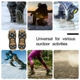thumbnail image 3 of Elegant Choise Walk Traction Cleats,Stainless Steel Studs Ice Snow Grips Non-Slip Over Footwear Shoe/Boot Crampons Ice Cleats Grippers for Hiking,Climbing,Walking,Jogging (L:41-46), 3 of 9