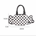 thumbnail image 3 of Women Novelty Candy Shaped Polka Dot Handbag, Glossy Faux Leather Mini Crossbody Purse With Dual Carrying Straps, Cute Unique Shoulder Bag For Party Daily Street Outfit Multiple Sweet Colors, 3 of 6