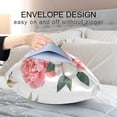 thumbnail image 7 of GZHJMY Satin Pillowcase Silk Satin Pillowcase for Hair and Skin Silky Pillow Cover with Envelope Closure 40x20 in Flowers and Leaves Home Decor, 7 of 7