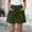 *Army Green, variant on Women's Linen Blend Elastic Waist Drawstring Shorts with Pockets,Solid Color Casual Summer Shorts Army Green,Women's Plus XXXL
