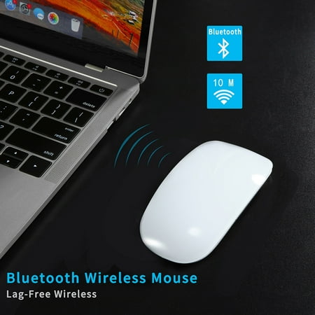 Ultra-thin wireless Bluetooth Mouse for Tablet PC Travel Portable Mini 1200DPI