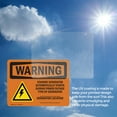thumbnail image 6 of (2 Pack) Standby Generator Automatically With Symbol OSHA Warning Sign, 6 of 7