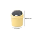 thumbnail image 3 of LSLJS Desktop Trash Can Cute Clutter Bins Student Dormitory Household Trash Can with Lid Living Room Waste Kitchen Bathroom, Home Accessories, 3 of 7