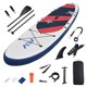 thumbnail image 3 of Yescom 10 Ft Inflatable Stand Up Paddle Board Kit SUP Pump Backpack Fin Surfing Adult Yescom Modern, 3 of 11