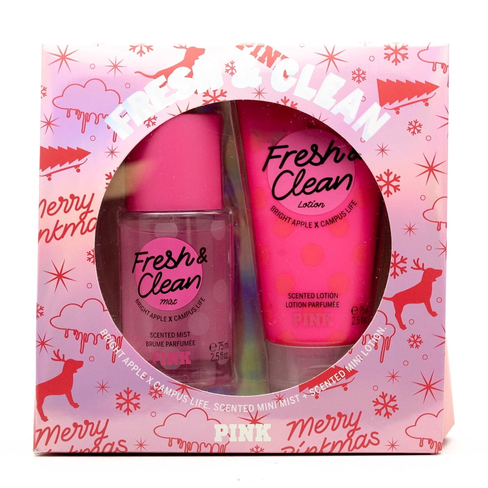 Victoria's Secret PINK Fresh & Clean Bright Apple X Campus Life Scented