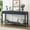 Navy Blue, variant on 60" Painted Console Table with 3 Drawers, Wooden Entryway Table with Storage Shelf, Farmhouse Sofa Table for Living Room, Hallway,Entryway, Foyer, Corridor (Beige)