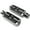 Chrome, variant on Krator Black Skull Foot Pegs Compatible with Suzuki / Honda / Triumph / Can-Am Left & Right Set (Front/Rear Footrests)