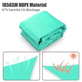 thumbnail image 3 of Yescom 25FT Triangle Sun Shade Sail Canopy 97% UV Block Commercial Carpark Pool Camping Playground Outdoor Pearl Aqua, 3 of 10