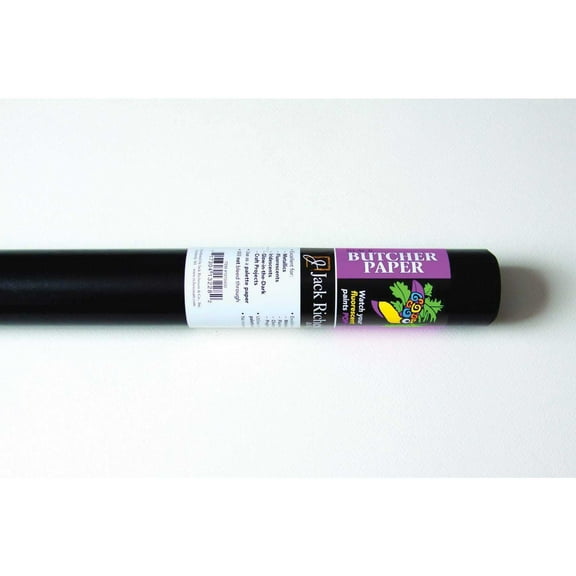 Jack Richeson Butcher Paper Roll, 30 Inches x 50 Feet, Black